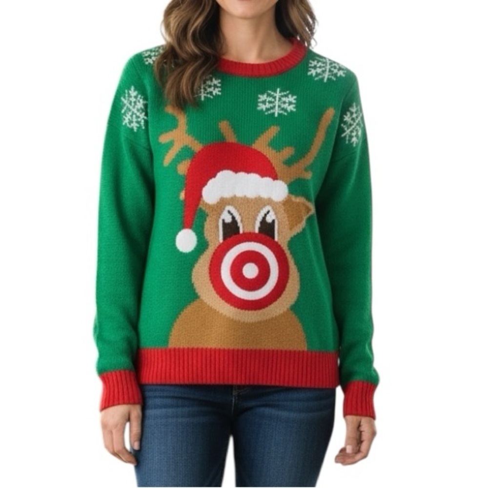 Christmas Sweater Small Ugly Sweater Holiday Reindeer